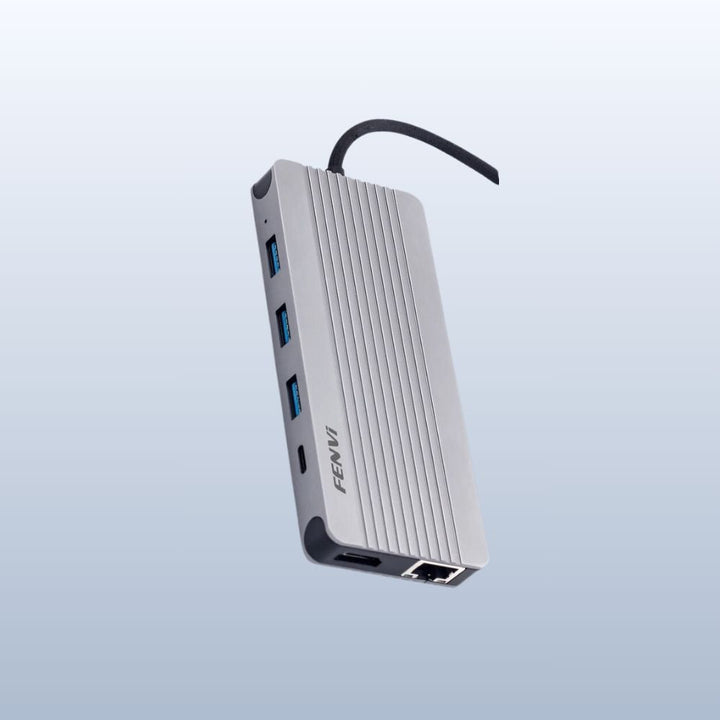 12 - in - 1 USB C Hub SSD NVMe Docking Station, 4K HDMI @60Hz, PD 100W - Aetheo Store