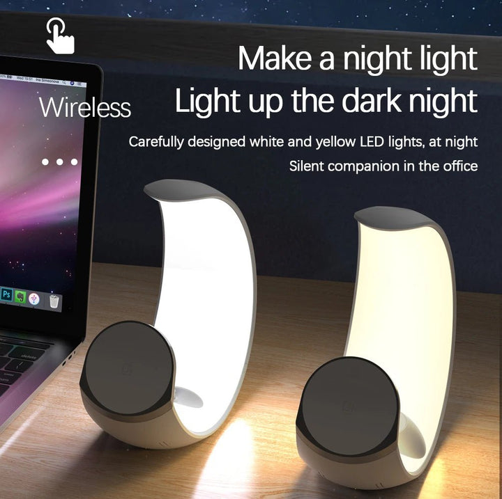 4 - in - 1 Wireless Charger Lamp – MagSafe Compatible for Bedroom & Workspace - Aetheo Store