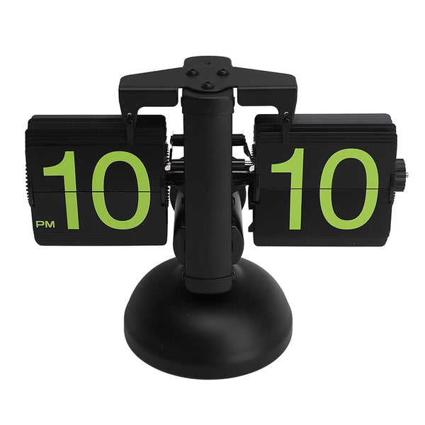 Automatic Flip Page Clock Home Retro Balance Page Turning Table Clock