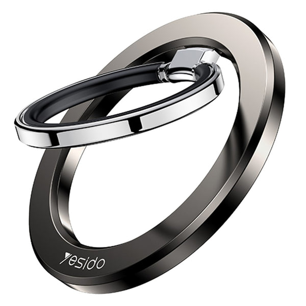 YESIDO C205 Phone Back Double-sided Magnetic Ring Holder Zinc Alloy Kickstand