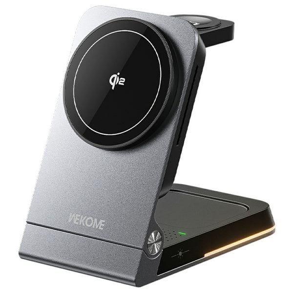 WEKOME WP-U180 Tonayn Qi2 3 in 1 Foldable Wireless Charger 15W Fast Charging for Phone Smartwatch Earbuds