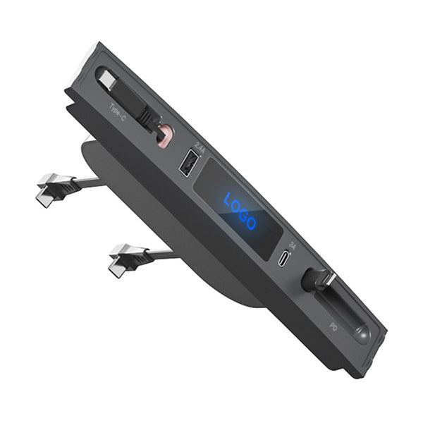 Docking Station USB Hub for Tesla Model 3 / Y (Above 2021) , Extension Cable Charger Multi-Port Hub Adapter