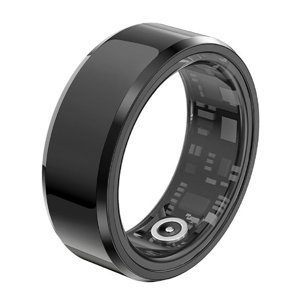 SR1 Smart Ring Waterproof Heart Rate Sleep Monitor Multi-Function Finger Ring (With Charging Case)