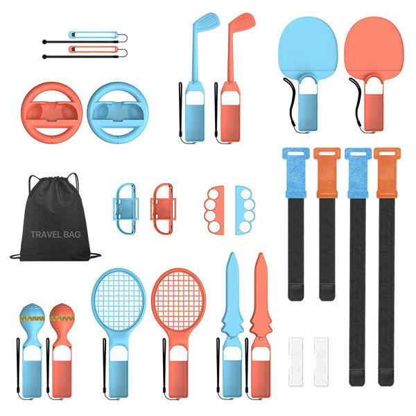DUX DUCIS For Nintendo Switch 2 Sports Gaming Accessory Kit , 25 in 1 Accessories Bundle