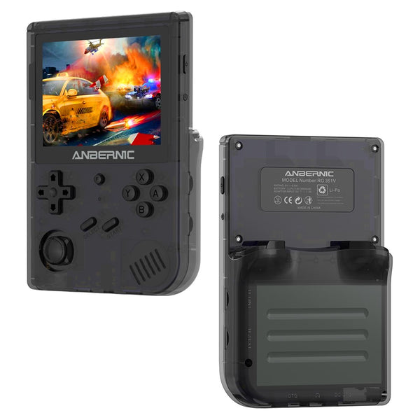 ANBERNIC RG351V 3.5-inch Display Handheld Game Console 16G (System Card) + 32G (Memory Card) Built-In 3000 Games