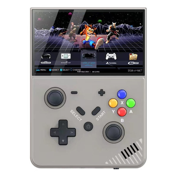 R43pro Built-In 20000 Games 4.3 Inch HD Screen 3D Rocker Handheld Arcade Game Console, with 64G TF Card