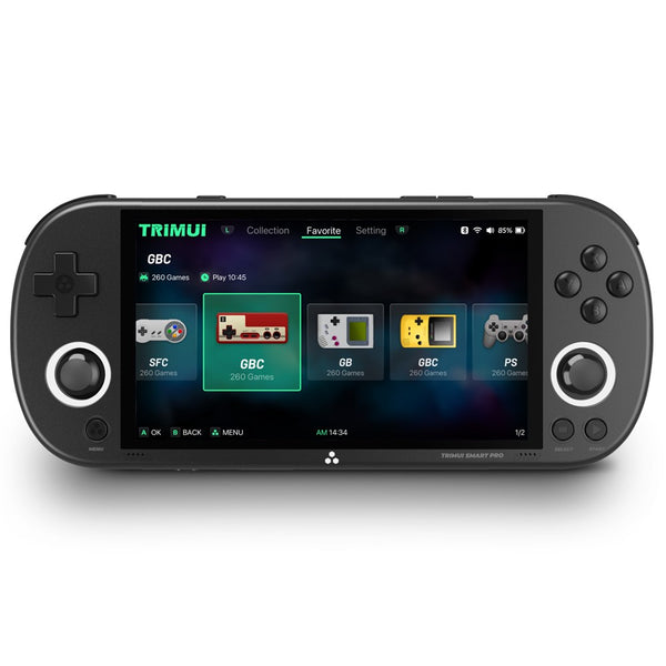 TRIMUI SMART PRO Handheld Game Console 4.96-inch IPS Screen Retro Video Game Controller (English Version), with 256G TF Card