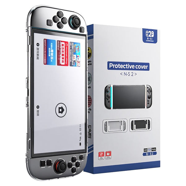 For Nintendo Switch 2 Case Precision Cut Full Coverage Shock Resistant Slim PC Protective Cover