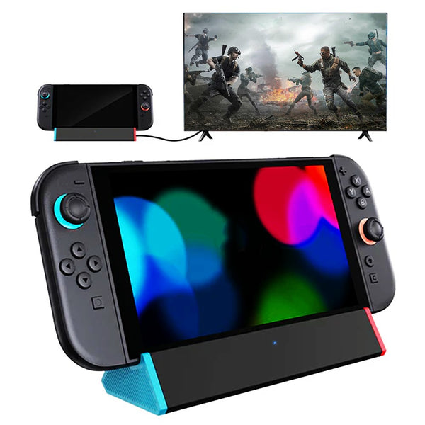For Nintendo Switch 2 Dock Station HD 2.1 Adapter 4K 120Hz Portable Charging Expansion Hub