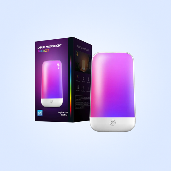 Smart RGB Bluetooth Bedside Lamp – Dimmable LED Night Lamp with APP Control, Music Sync & Scene Modes