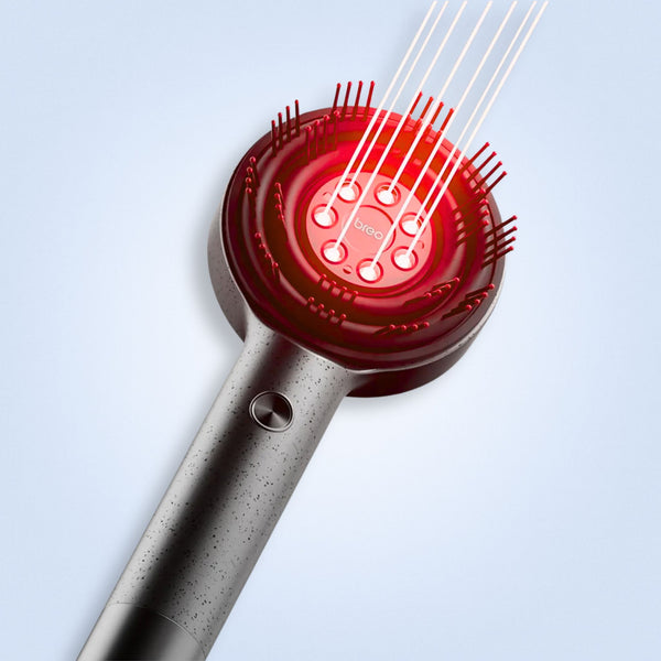 Breo LumiHeal Pro Hair Growth Massager - FDA-Cleared Low-Level Laser Therapy Scalp Massager with 72 Massage Bristles for Thinning Hair