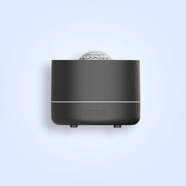 3D Flame Essential Oil Diffuser 200ml – Starry Sky Projector, USB, Quiet Mist, Auto Shut-Off