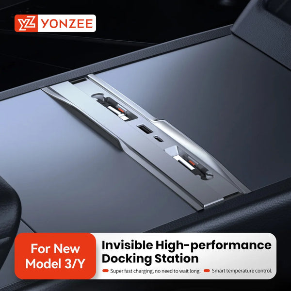 54W USB Hub for Tesla Model 3 Highland & Model Y Juniper Dock