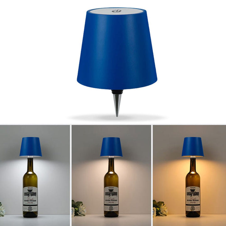 GlowCap Wireless Bottle Lamp - High Quality Metal Lampshade - Aetheo Store