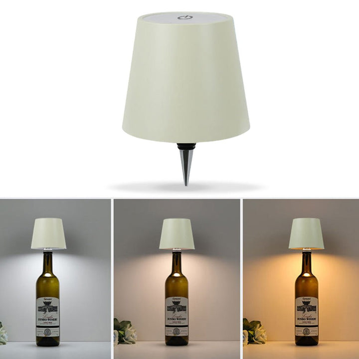 GlowCap Wireless Bottle Lamp - High Quality Metal Lampshade - Aetheo Store