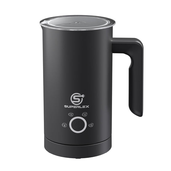 4-in-1 Electric Milk Frother & Warmer – Hot/Cold Foam, Latte & Hot Chocolate Maker