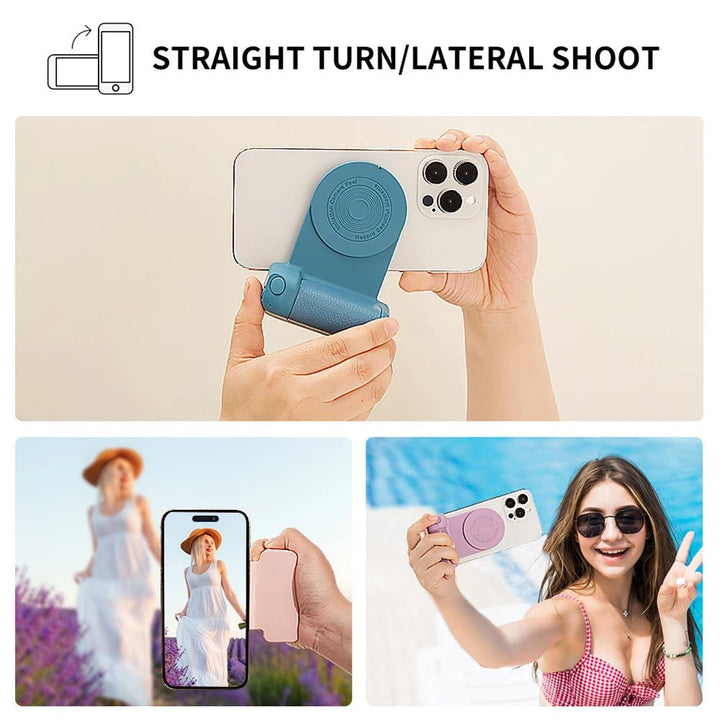 iPhone MagSafe Camera Grip with Power Bank – 3 - in - 1 Magnetic Handheld Selfie Tool - Aetheo Store