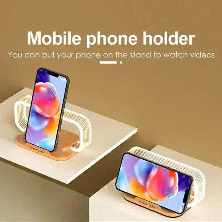 Touch Control Lamp with Wireless Charging – LED Light for Bedside or Desk - Aetheo Store
